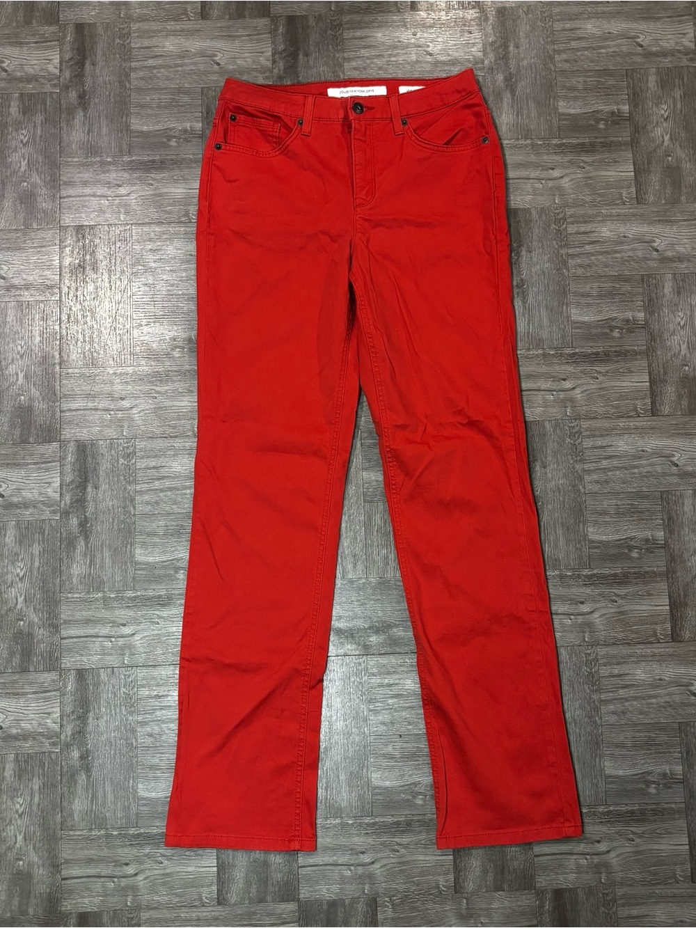 Jones New York Lexington Straight Missy Jeans Size 8
